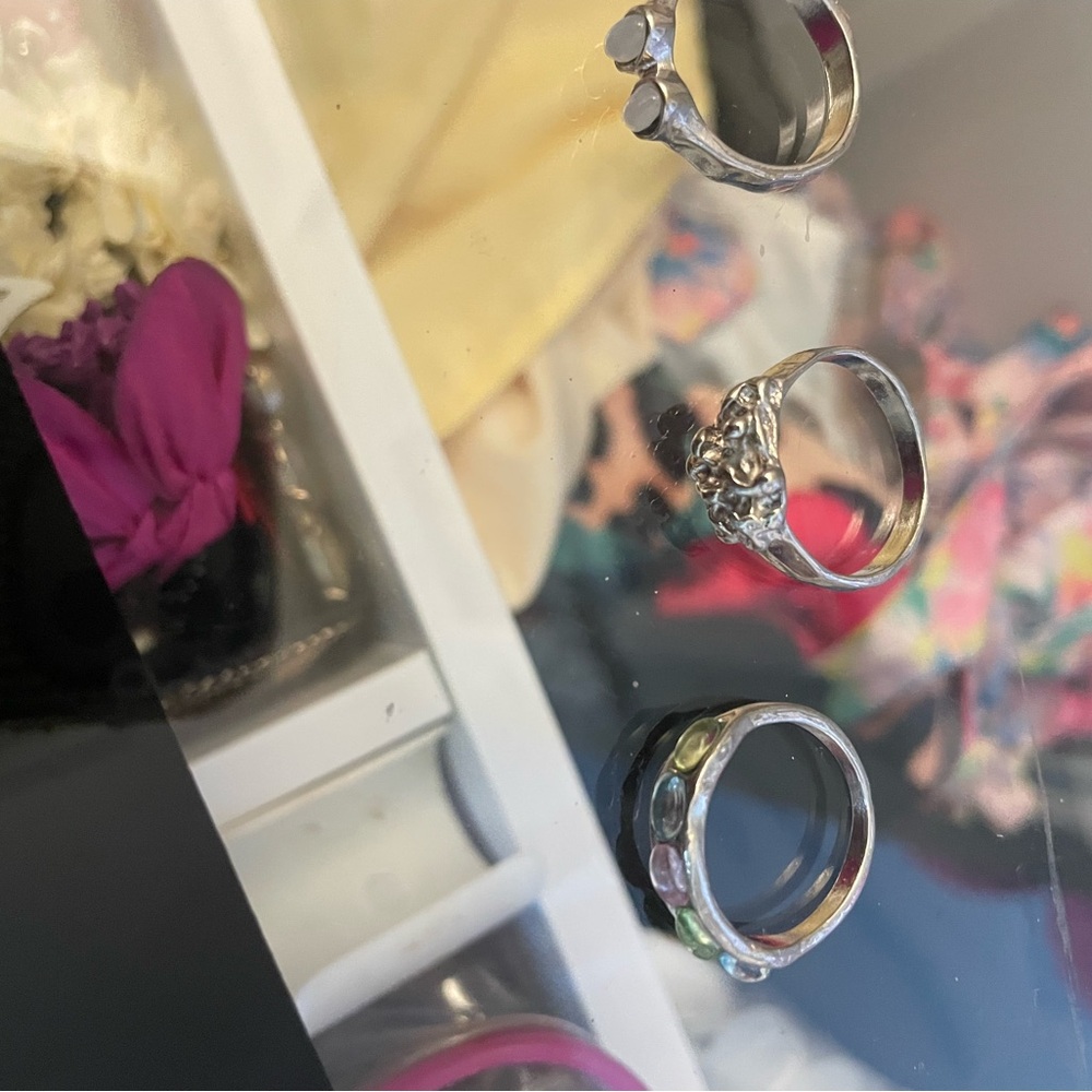 Source Unknown Multicolor Gemstone Rings - Picture 7 of 17
